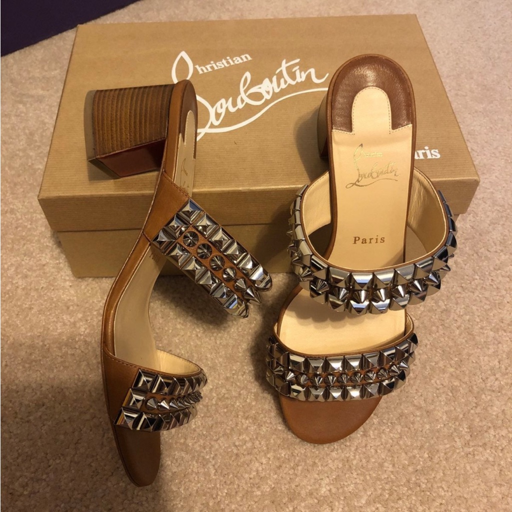 Christian Louboutin Brown Tina Goes Mad 85mm
